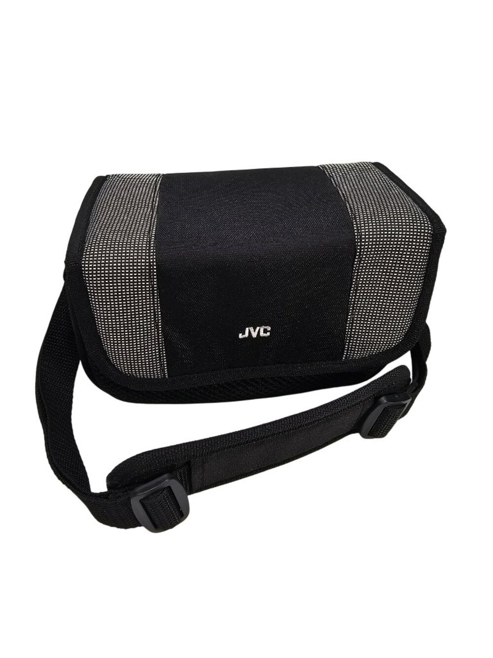 JVC Camera Compact Gadget Bag 7x4x4" Shoulder Strap Black / Gray Mesh Padded